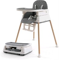 3 in 1 Baby High Chair,Adjustable Convertible Baby