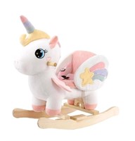 FUNLIO Unicorn Baby Rocking Horse, Rainbow Fairy U