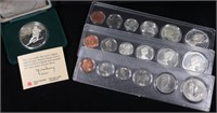 (3) CANADIAN PROOF SETS & (1) 1985 CAN SILVER $20