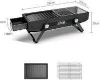 Portable Barbecue BBQ Charcoal Grill, Stainless St