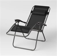 Zero Gravity Portable Folding Chair Black