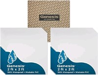 Genesis 2ft x 2ft Smooth Pro White Ceiling Tiles -