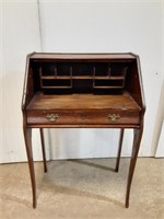 Vintage Writing Desk 26"x16" and 39" tall