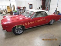 USED 1967 PONTIAC LEMANS CONVERTIBLE WITH