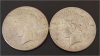 1925 & 1926 Peace Dollars