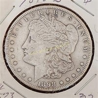 1898 - S Morgan Dollar