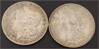 1878 & 1879-S Morgan Dollars
