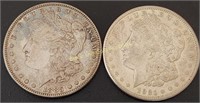 1885 & 1921-S Morgan Dollars