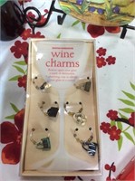 Handbag wine charms
