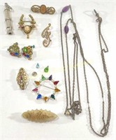 Pins, Earrings, & More Costume Jewelry