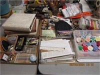 GROUP OF ASSTD SEWING ITEMS ETC