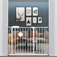 Allaibb Extra Wide Pressure Mount Baby Gate Auto