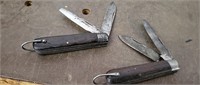 (2) Vintage pocket Knives