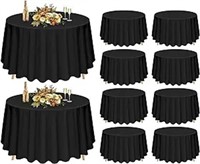 Pesonlook Round Tablecloth - 10 Pack 120 Inch
