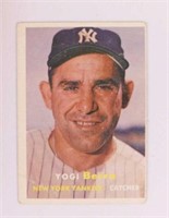 1957 Topps #2 Yogi Berra New York Yankees baseball