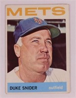 1964 Topps Duke Snider New York Mets baseball card