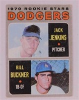 1970 Topps Los Angeles Dodgers rookie stars card: