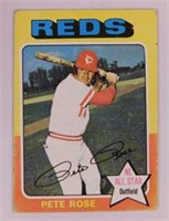 1975 Topps Pete Rose Cincinatti Reds baseball card