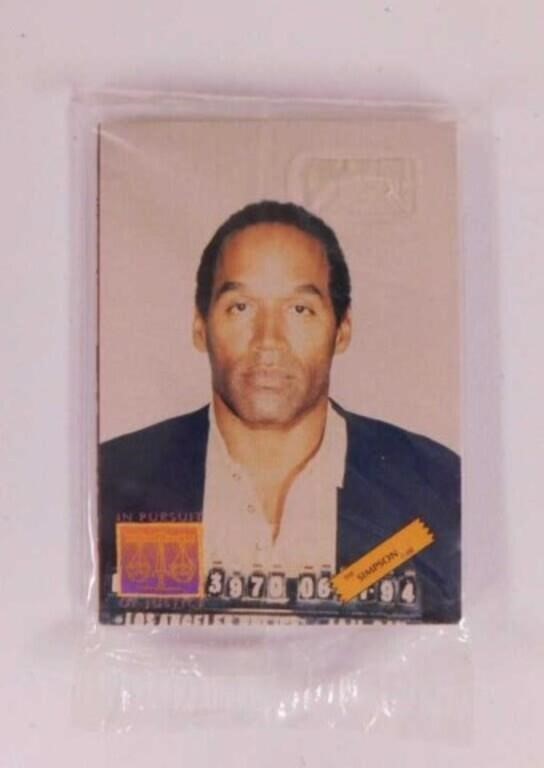 O.J. Simpson In Pursuit of Justice card set,