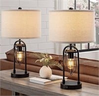 Set of 2 Farmhouse Table Lamps