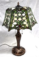 Stained Glass Lamp 24" Tall