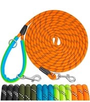 ($29)  30FT Training Leash for Dogs, Nylon Rope