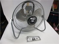 Electric fan, works