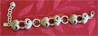 Brighton jewelry Penelope heart swirl bracelet