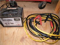 Battery Charger & Heavy Duty Jumper Cables