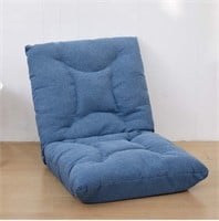 (2) Denim color Chair cushions pad Floor Chair