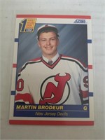 MARTIN BRODEUR SCORE ROOKIE ALL TIME WINS LEADER