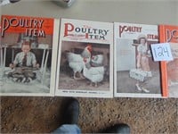 1939 & 1940 The Poultry Item Magazine
