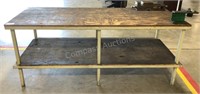 Metal Work Table with Machine Vise