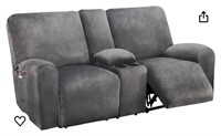 Reclining Loveseat with Console slipcover