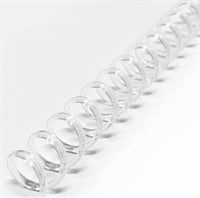 Binditek 50 Pack Plastic Spiral Binding Coils