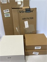 Large lot of assorted replacement air filters