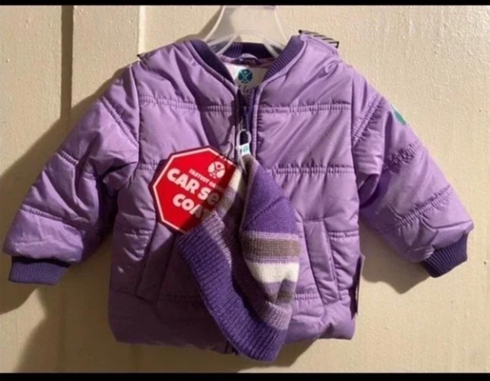 Buckle Me Baby Coat,Purple Size (3T)