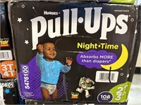 Huggies pull-ups night time 2T-3T  108ct