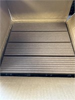 Composite deck tiles  cedar 8 per box