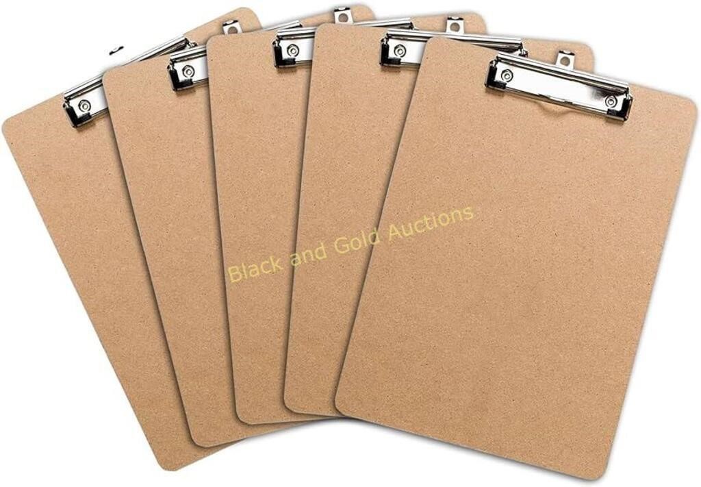 (5) New Standard A4 Letter Size Clipboards