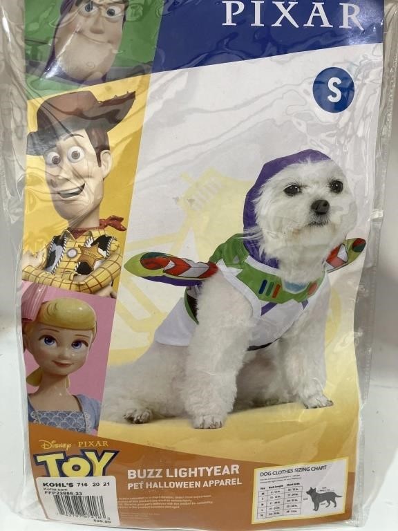 $30.00 Buzz Lightyear Pet Halloween Apparel