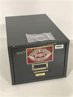 Steelmaster Industrial Gray Card File Box