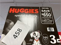 Huggies 144 diapers size 3