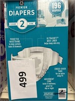MM 196 diapers size 2