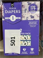 MM 176 diapers size 1