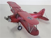 Red Baron Metal Bi-Plane, 4in X 11in