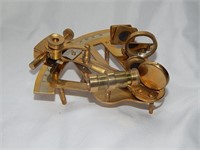 Vintage Brass Marine Nautical Sextant