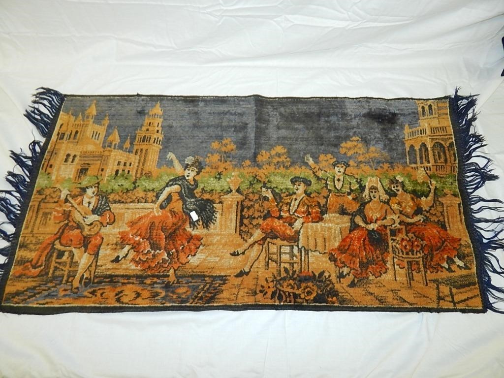 Made in Italy Tapestry Dancing Ladies & Minstrels