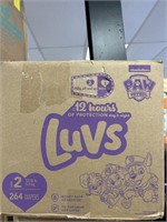 Luvs 264 diapers size 2
