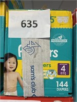 Pampers 144 diapers size 4